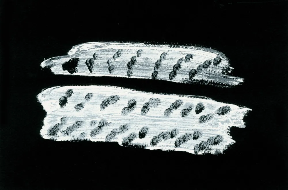 Illustriertes Buch Michaux - Comme un ensablement