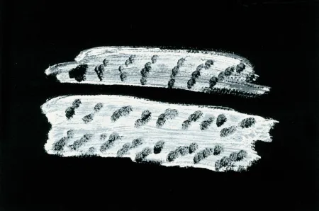 Illustriertes Buch Michaux - Comme un ensablement