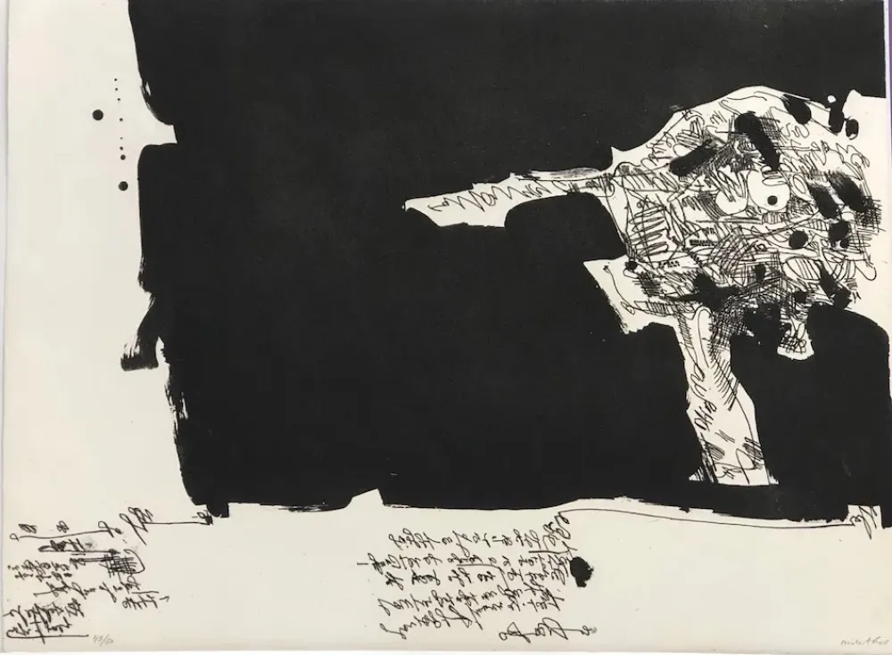 Radierung Millares - Antropofagia