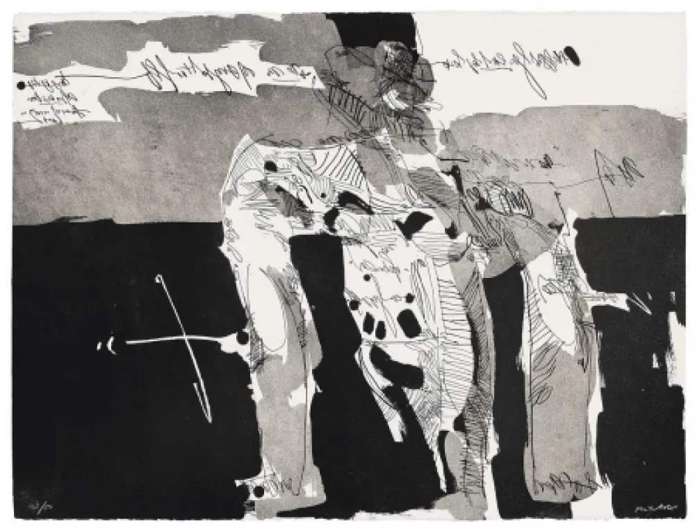 Aquatinta Millares - Antropofauna