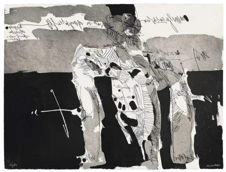 Aquatinta Millares - Antropofauna