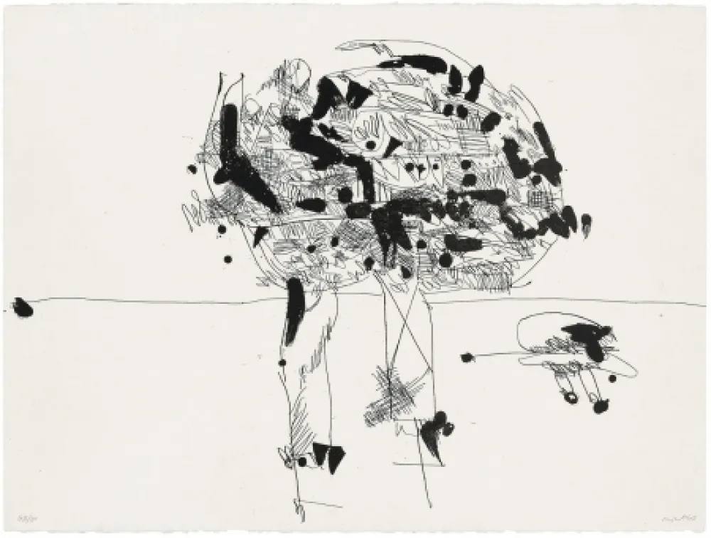 Aquatinta Millares - Antropofauna