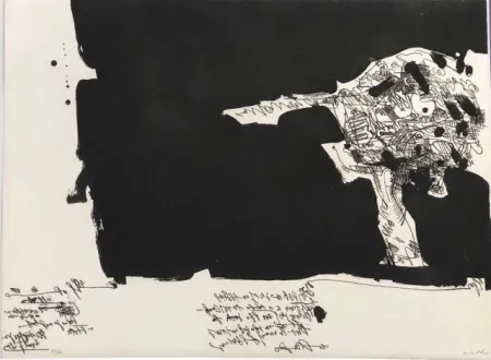 Radierung Millares - Antropofauna I