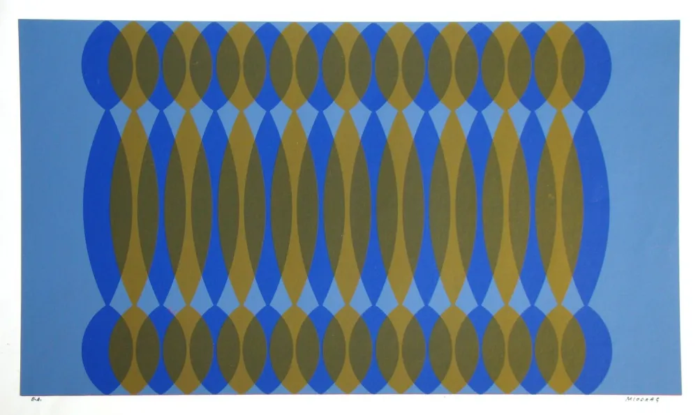 Siebdruck Miodrag - Composition Kinetic