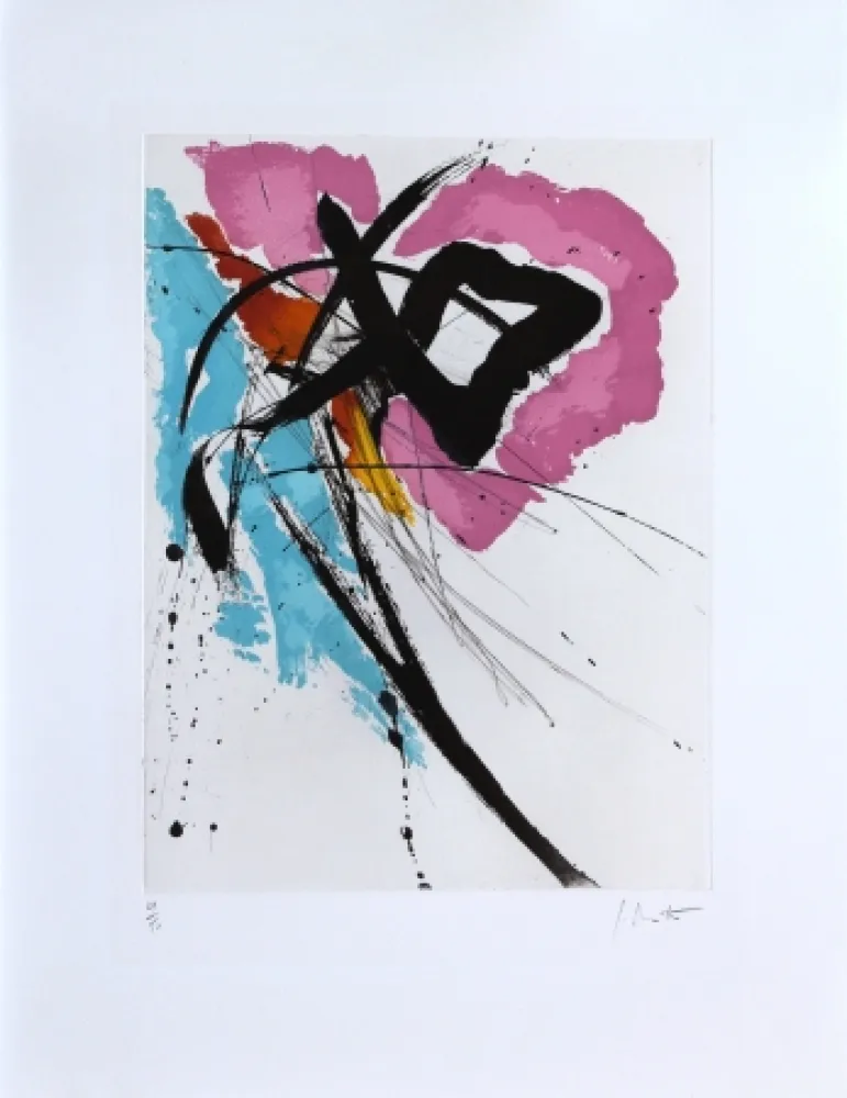 Radierung Miotte - Composition I