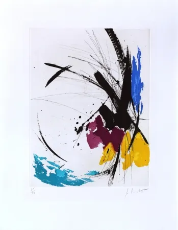 Radierung Miotte - Composition I I