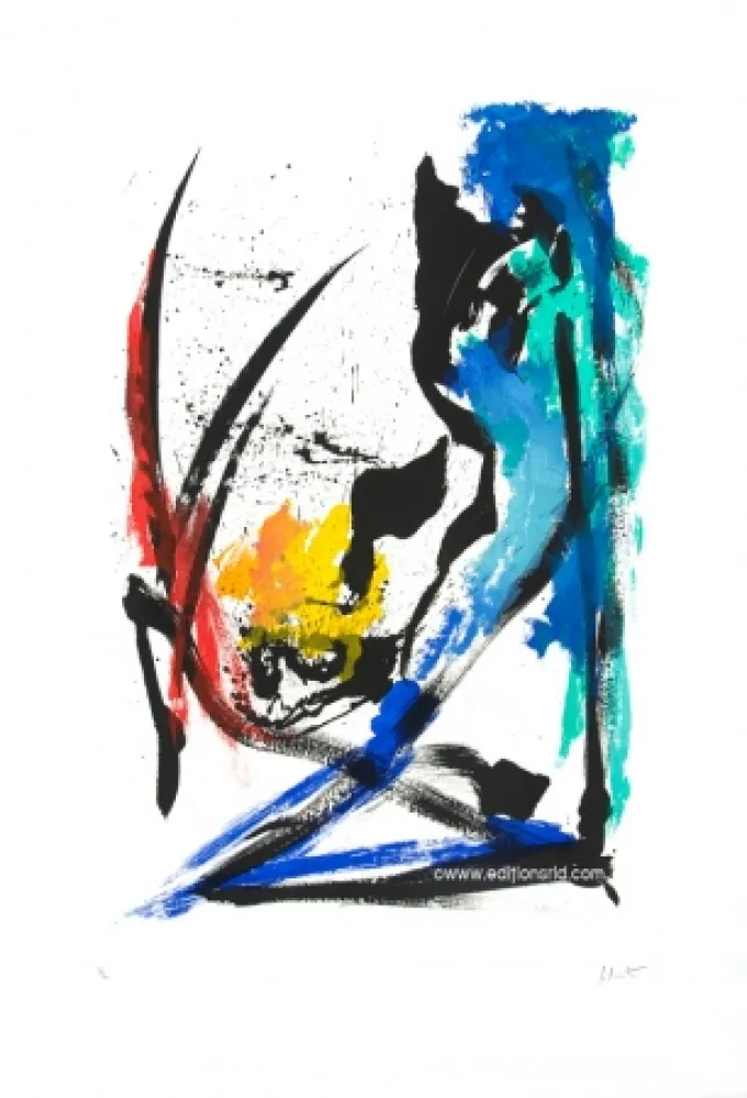 Radierung Und Aquatinta Miotte - Élégie