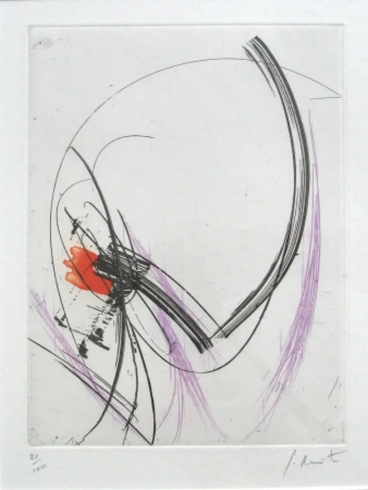 Radierung Miotte - État d'âme