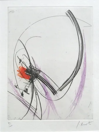 Radierung Miotte - État d'âme