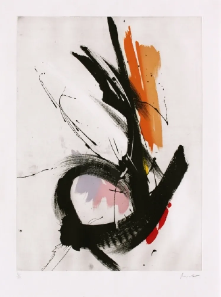 Radierung Und Aquatinta Miotte - L'eclatment I