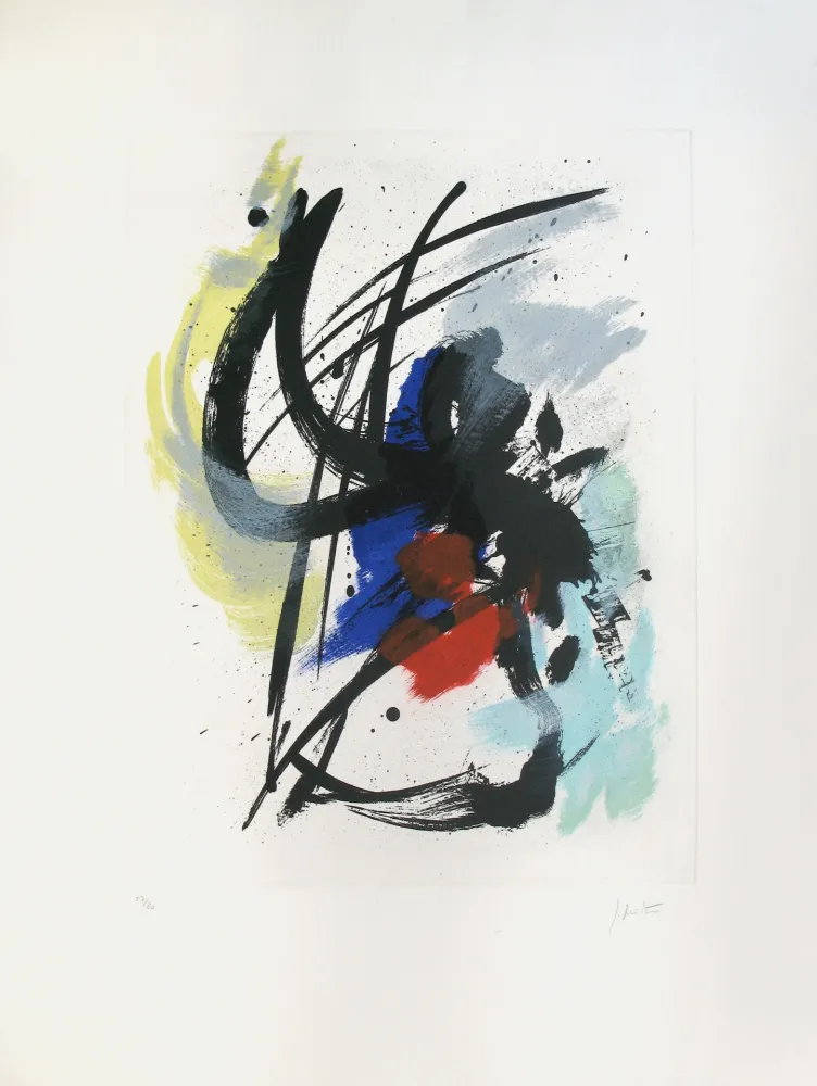 Radierung Miotte - Pierre noir