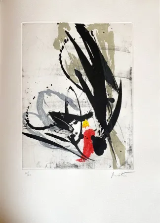 Radierung Miotte - Près des murs