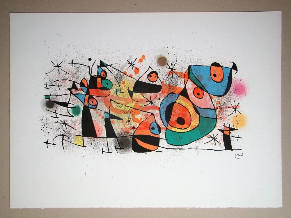 Lithographie Miró - Céramiques