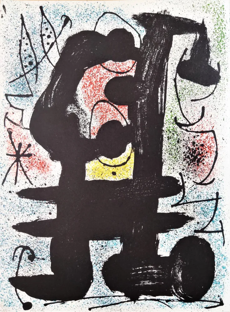 Lithographie Miró - Composition