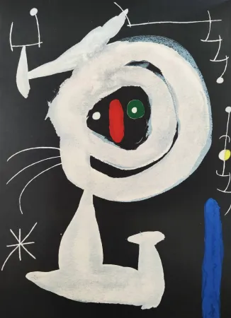 Lithographie Miró - Composition