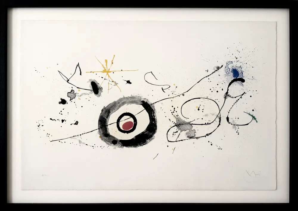 Lithographie Miró - Crossing the Mirror