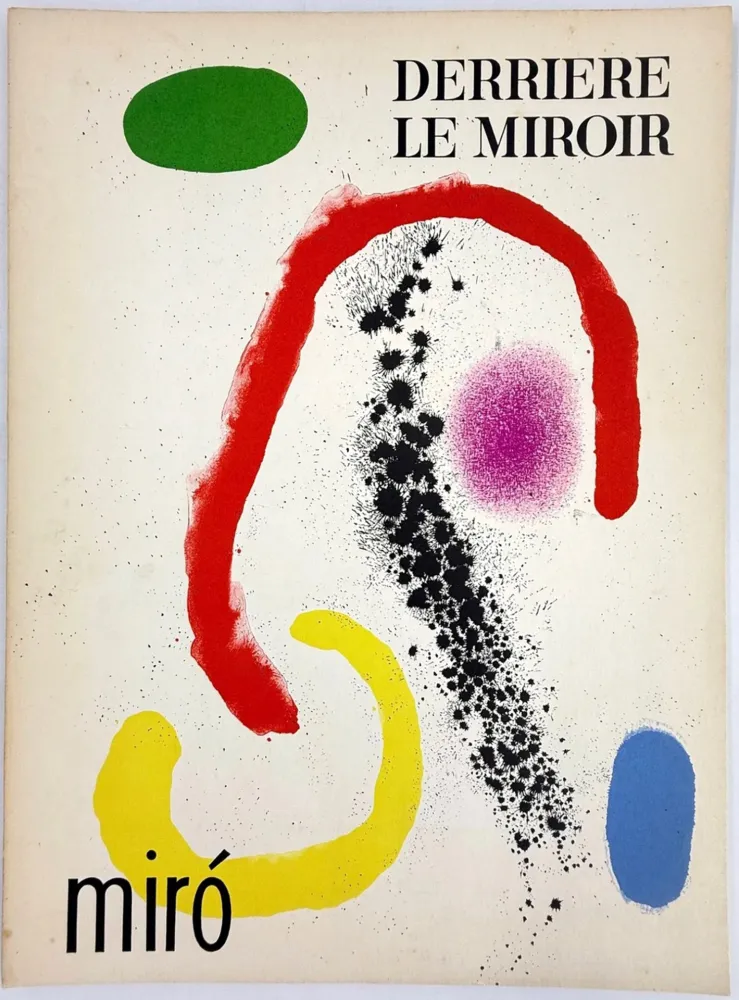 Illustriertes Buch Miró - DERRIÈRE LE MIROIR n° 125-126 . MIRO . 8 lithographies en couleurs (1961)