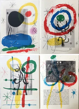 Illustriertes Buch Miró - DERRIÈRE LE MIROIR N°151-152. MIRO. CARTONS. Mai 1965.