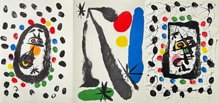 Lithographie Miró - Dibujos y Litografias From Papeles de Son Armadans in the Collection of Juan de Juanes 