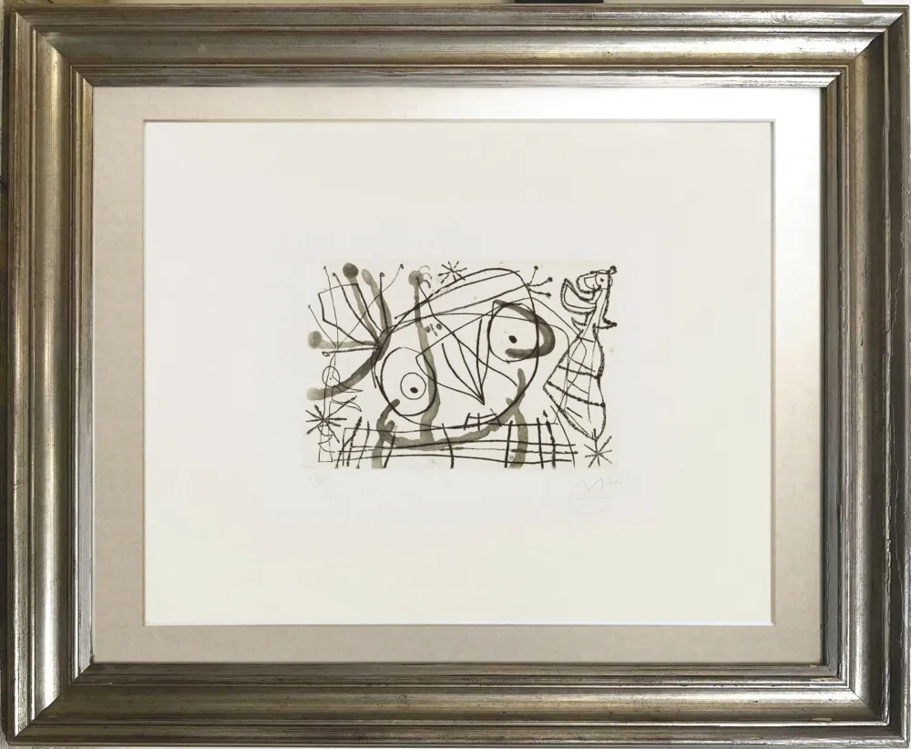 Aquatinta Miró - Fissures