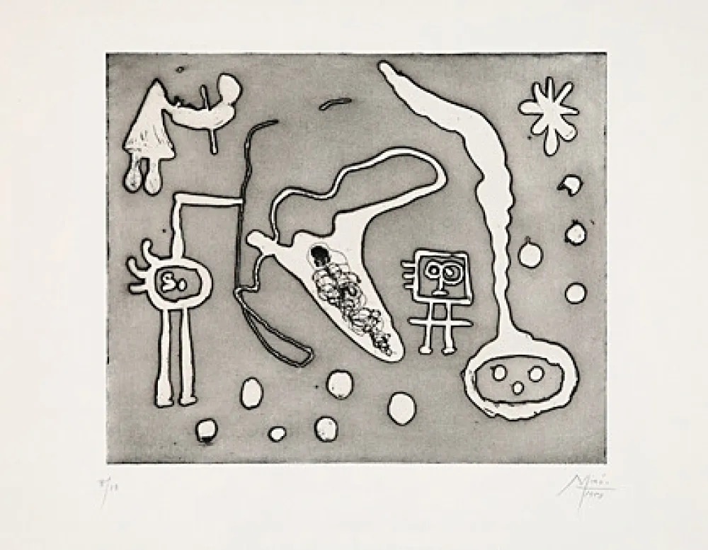 Radierung Und Aquatinta Miró - From 