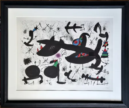 Lithographie Miró - Homenatge a Joan Prats 