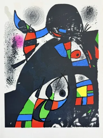 Lithographie Miró - Hommage à San Lazzaro
