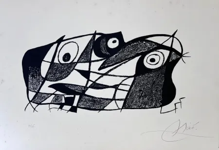 Lithographie Miró - Joan Miró. Fotoscop 