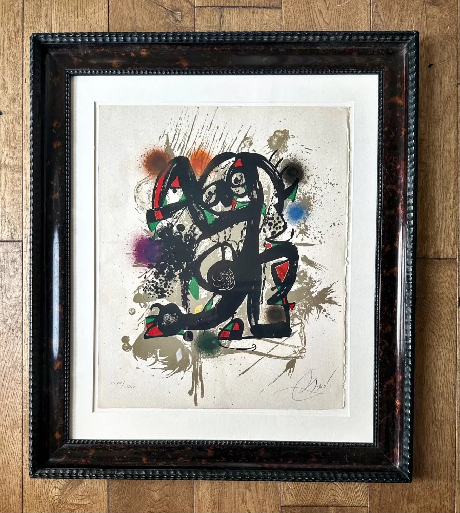 Lithographie Miró - Joan Miro Lithographs III / Maeght 1118 