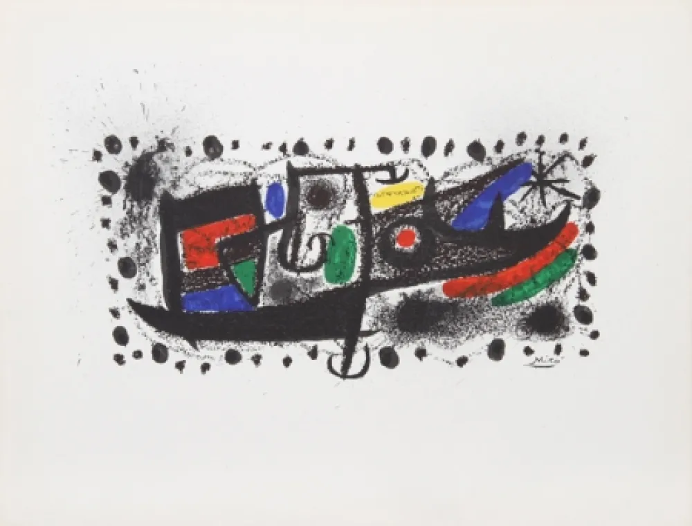 Lithographie Miró - Joan Miro und Katalonien