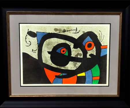 Lithographie Miró - Joan Mirò(1893–1983 ) - El legarto de las plumas de oro (Le lèzard aux plumes d'or) -Lithograph on Japanese paper - 1971