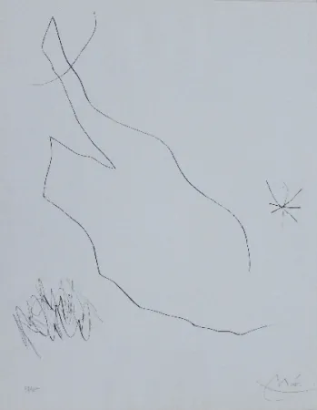 Kaltnadelradierung Miró - Journal d'un graveur 1