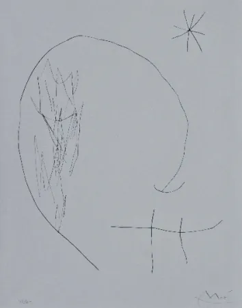 Kaltnadelradierung Miró - Journal d'un graveur 2