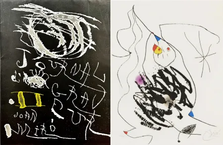 Radierung Und Aquatinta Miró - Journal d'un Graveur (INCLUDE THE ORIGINAL FOULDER)