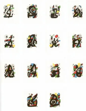 Lithographie Miró - La melodie àcide