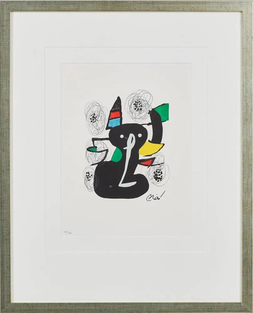 Lithographie Miró - La Mélodie Acide, Planche III
