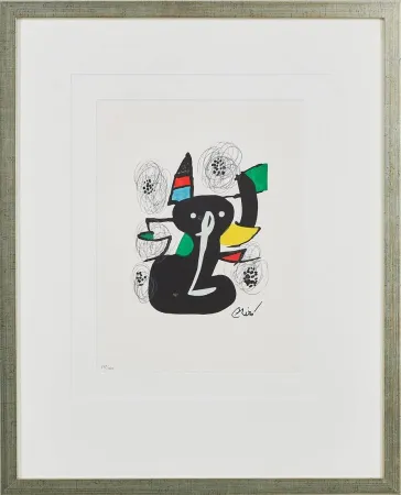 Lithographie Miró - La Mélodie Acide, Planche III