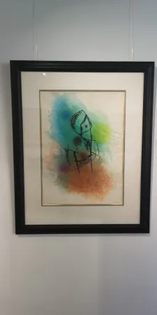 Radierung Und Aquatinta Miró -  La Rainette 