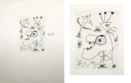 Radierung Miró - 
