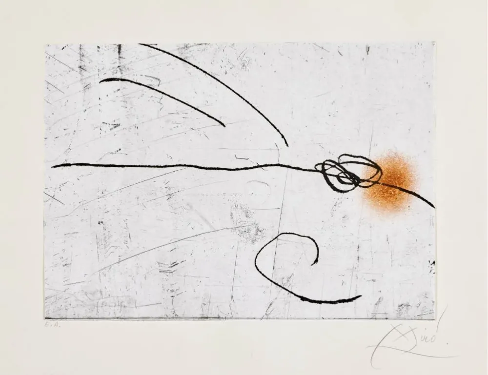 Radierung Und Aquatinta Miró - Lapidari