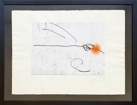 Radierung Und Aquatinta Miró - Lapidary