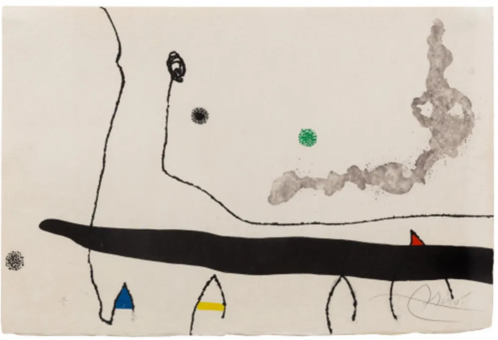 Radierung Und Aquatinta Miró - Le Marteau sans maître: one plate