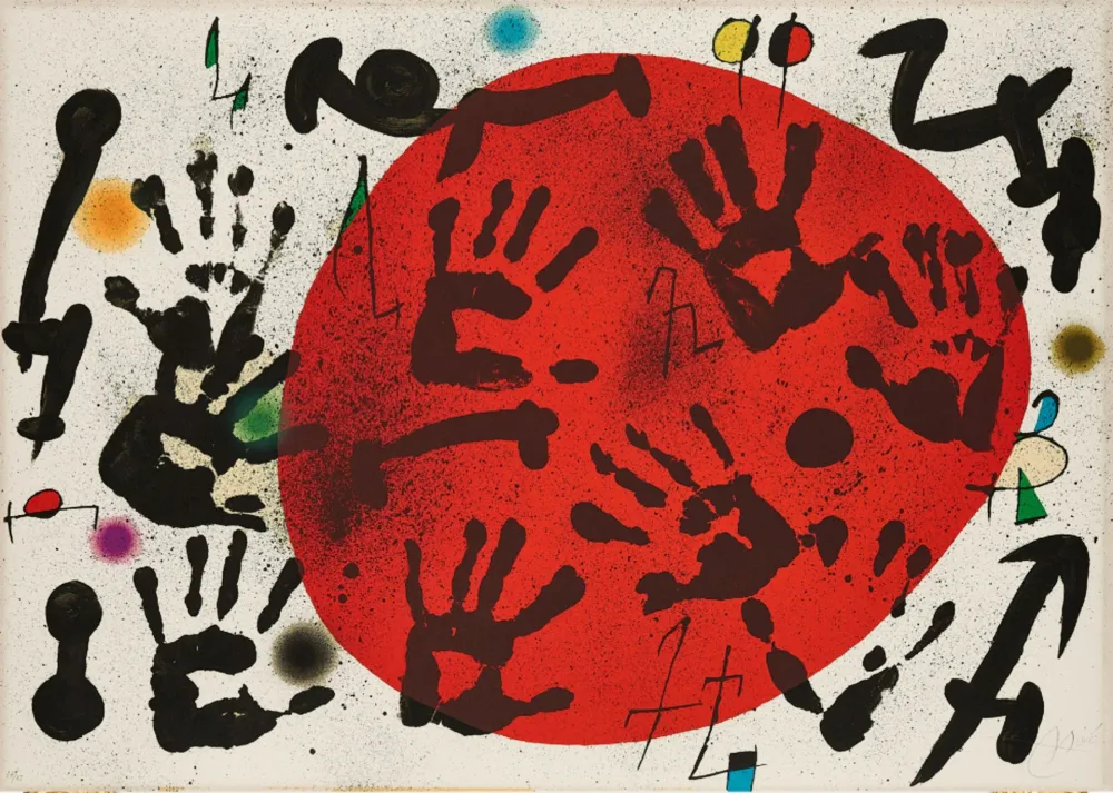 Lithographie Miró - Les Agulles del Pastor.