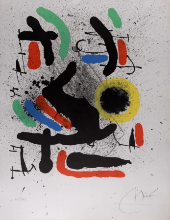Lithographie Miró - Liberté des Libertés, 1971 - Hand-signed