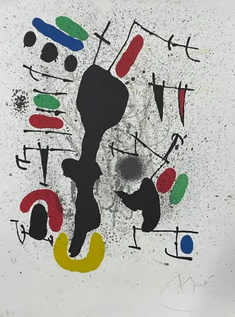 Lithographie Miró - Liberté des libertés 4