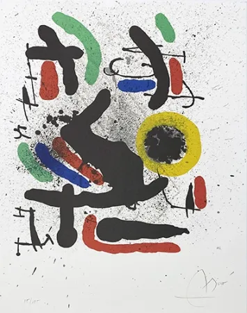 Lithographie Miró - Liberté des libertés