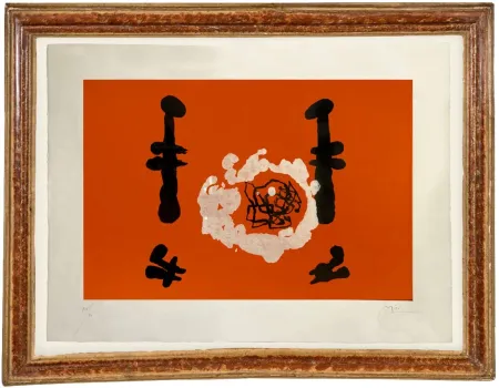 Radierung Miró - L'invention du feu