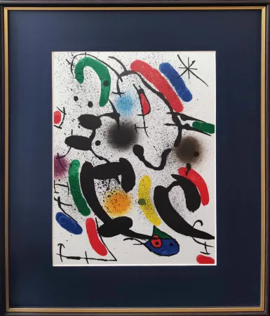 Lithographie Miró - Litografía original VI