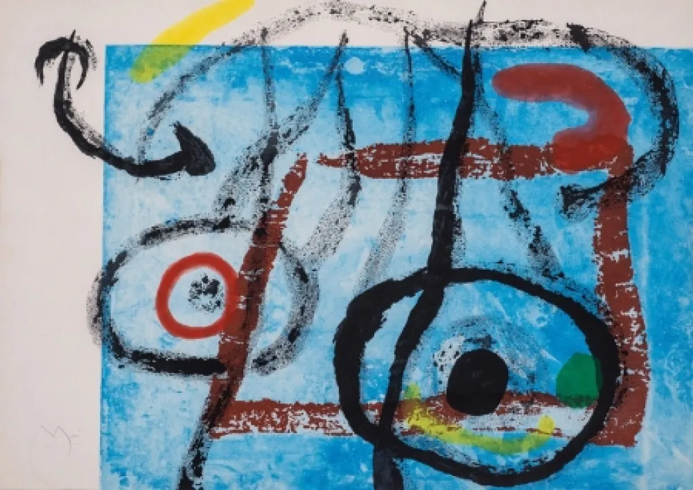 Aquatinta Miró - L'Oiseau de Nuit