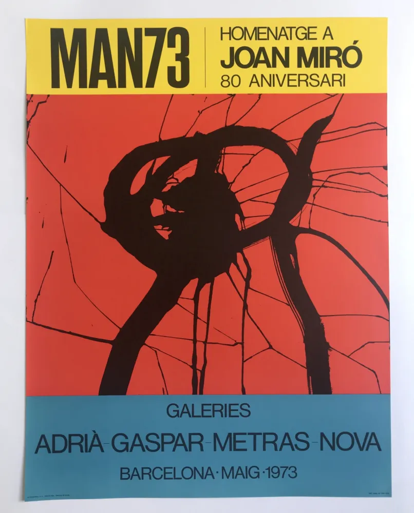Plakat Miró - Man 73